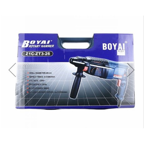 BOYAI Rotary Hammer Power Drill Set Z1C ZT3 26 mantisa STORE mrd005 Shopee Malaysia