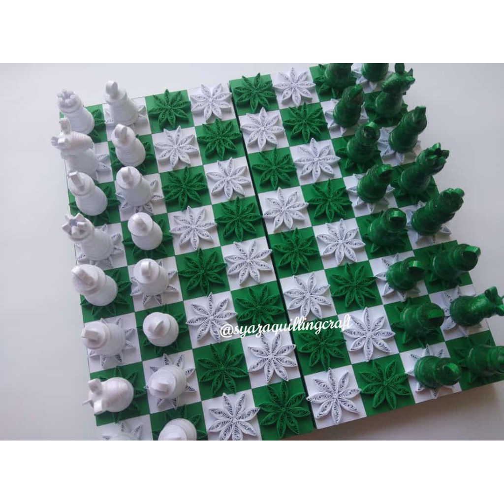 [CLEARANCE SALE] Quilling Chess SetDIY Chess SetMini Quilling Chess