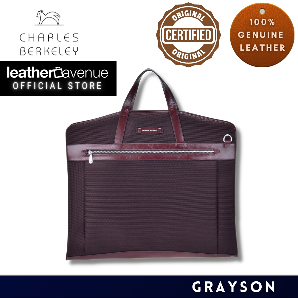 Charles Berkeley GRAYSON Canvas with Leather Trimmed Luxury