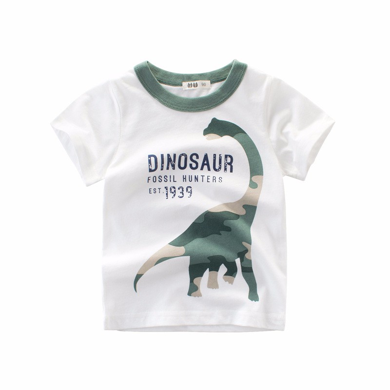 Dinosaurs Boy T-Shirt Cotton Top Kids Clothes Boys Tshirt Baby ...