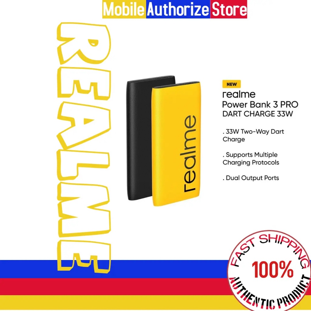 realme Power Bank 3 Pro Dart Charge 33W | 33W Two-Ways Dart Charge ...