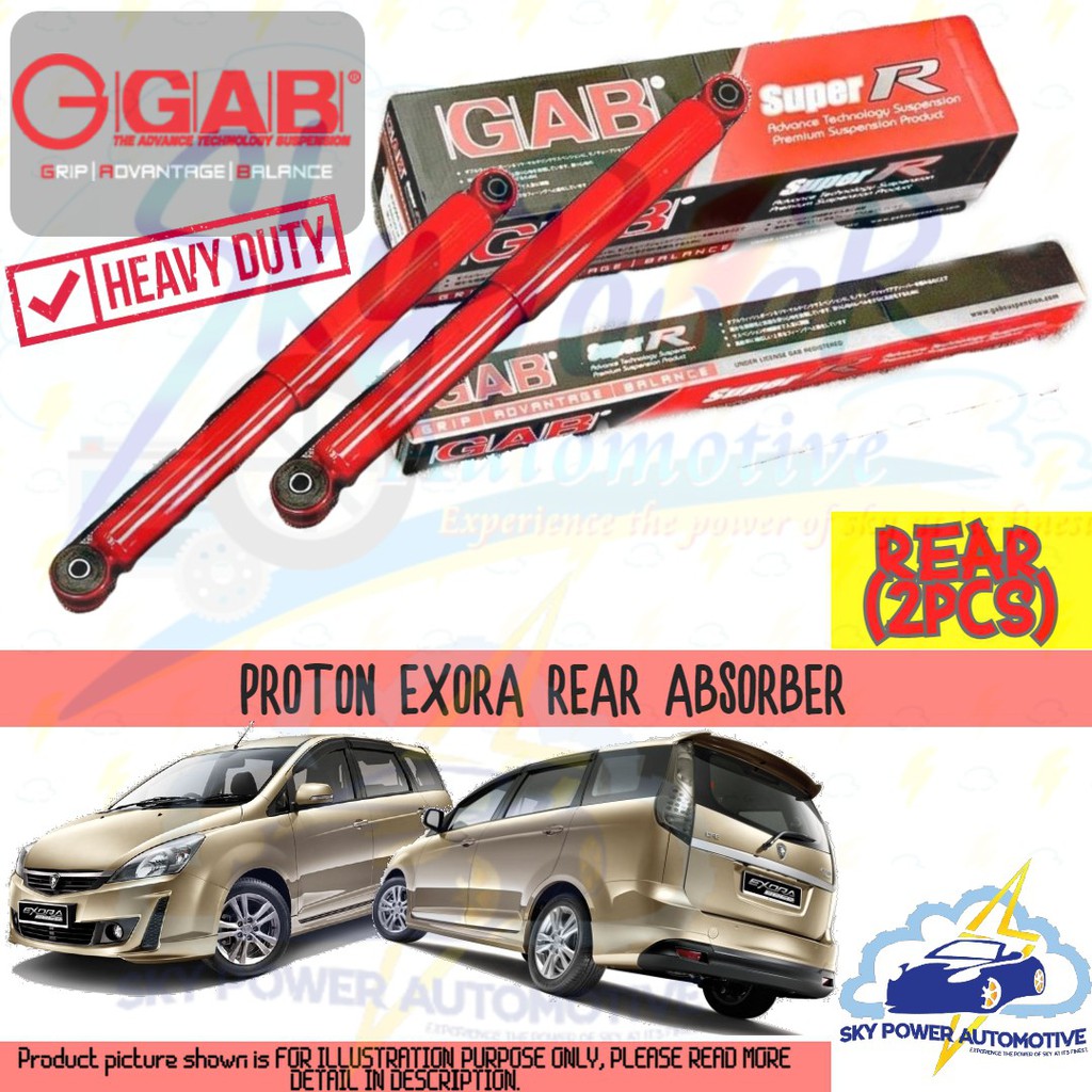 PROTON EXORA (P620A/C) (2009-ON) GAB SUPER R SPORT PREMIUM HEAVY DUTY ...