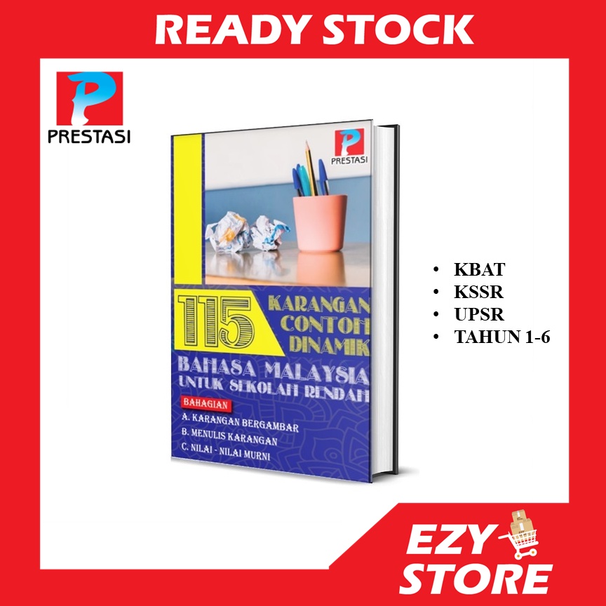 Prestasi Buku 115 Karangan Contoh Dinamik Bahasa Malaysia Melayu Untuk ...