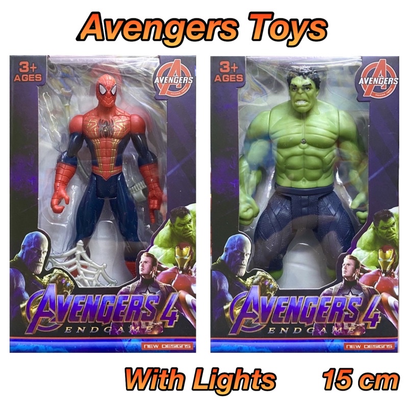 Spiderman and 2024 ironman toys