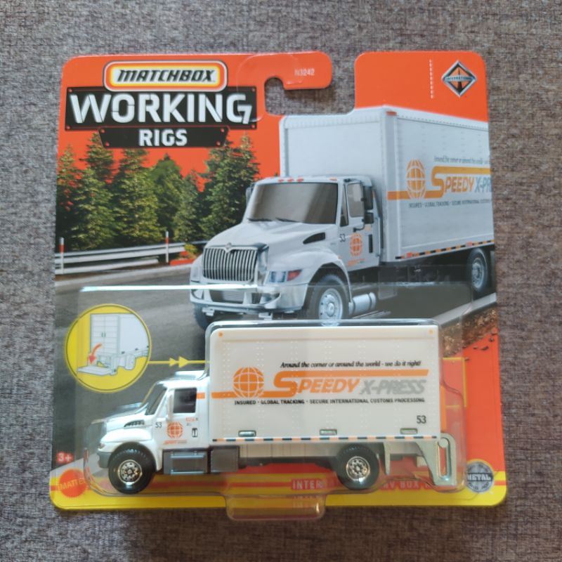 Matchbox Working Rigs International MV Box Truck | Shopee Malaysia