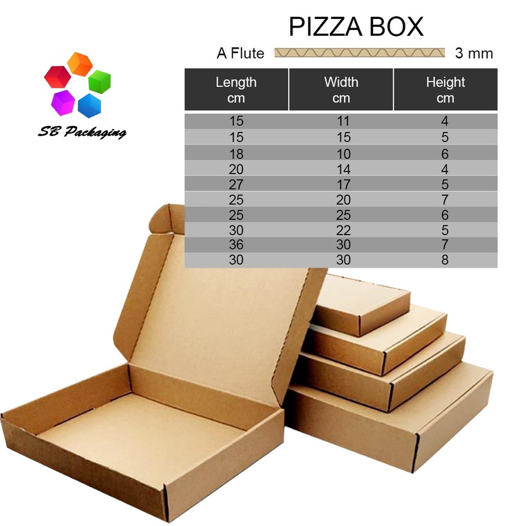 Kotak pizza Kotak Bungkusan Pizza Box Carton Box Packing Box Packaging