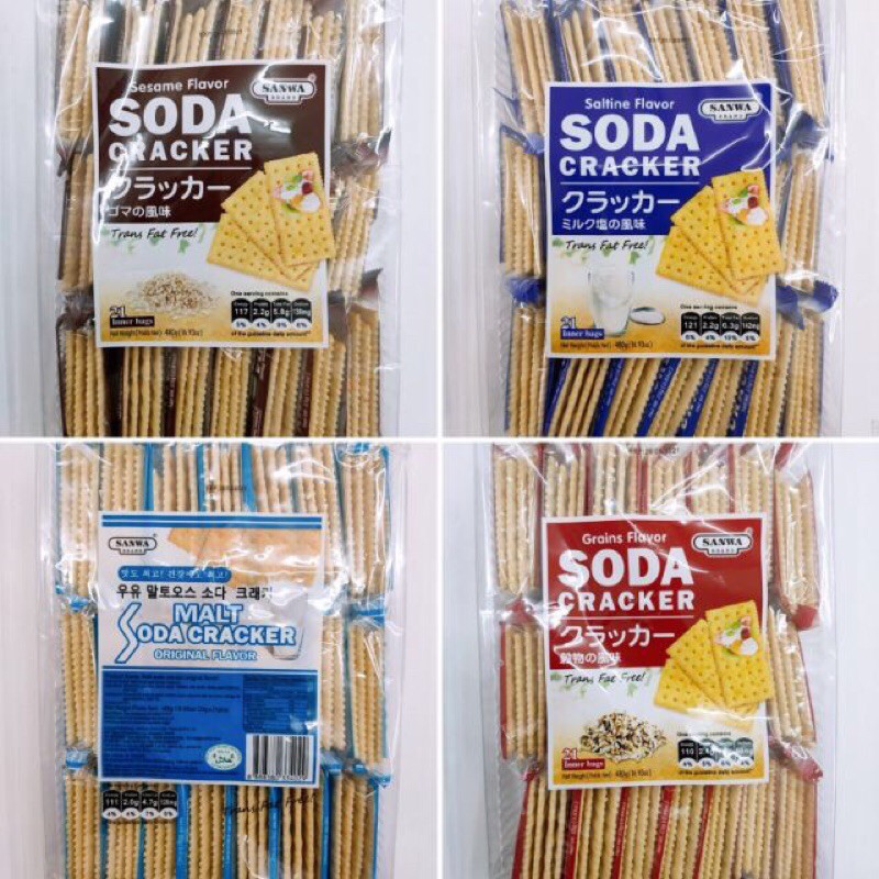 Soda Cracker Original / Saltine /Grain / Sesame Shopee Malaysia