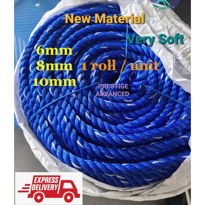 [ROLL] PE rope New material w/ Extra Soft & High Quality PE Rope 6mm ...