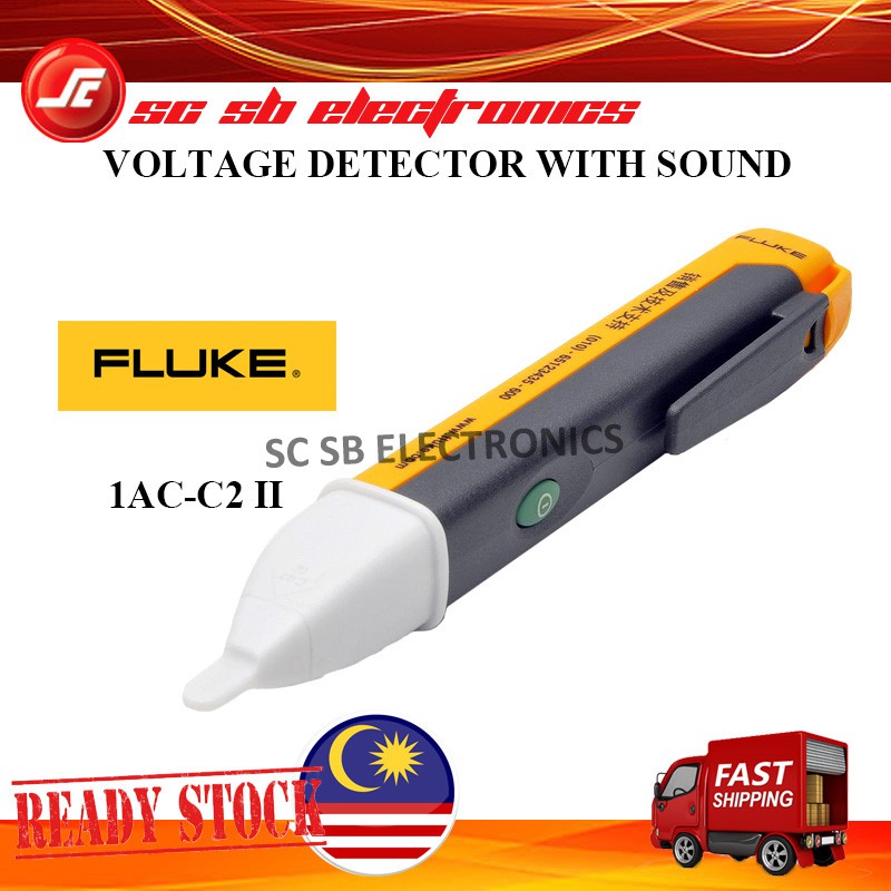 FLUKE VOLTAGE DETECTOR PEN / VOLTALERT WITH SOUND / NONCONTACT VOLTAGE TESTER 1ACC2 II / 2AC
