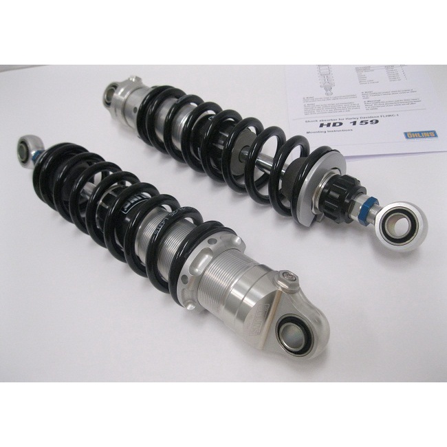 OHLINS HD 159 HD159 REAR TWIN SHOCK ABSORBER HARLEY DAVIDSON FL Touring ...