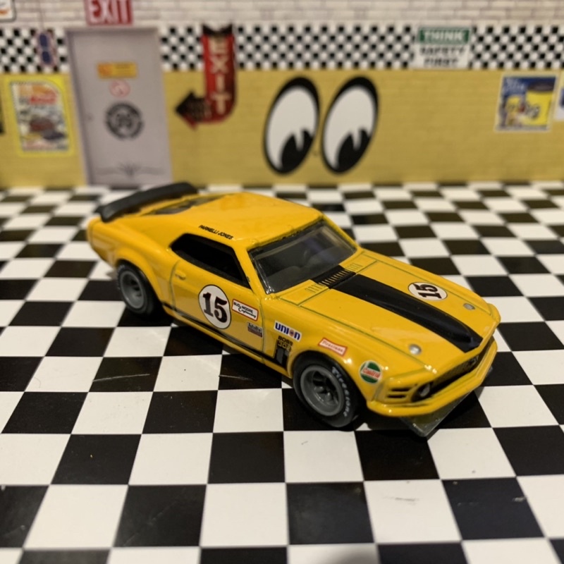 Hot Wheels #15 Vintage Racing 70 Ford Mustang Boss 302 Loose | Shopee ...