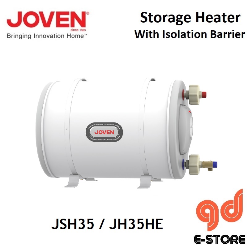 JOVEN Storage Heater JSH35 / JSH35HE Horizontal Series Stainless Steel