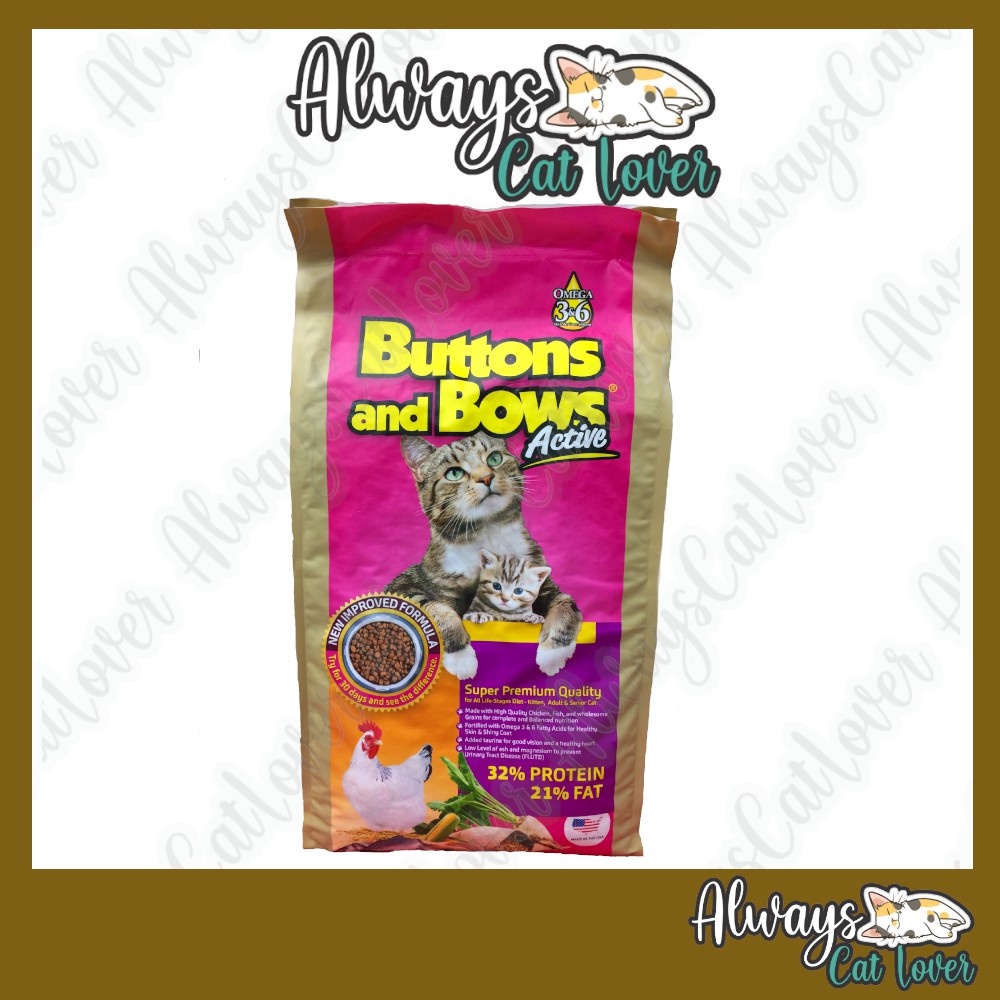 Buttons Bows Cat Food 8kg Shopee Malaysia