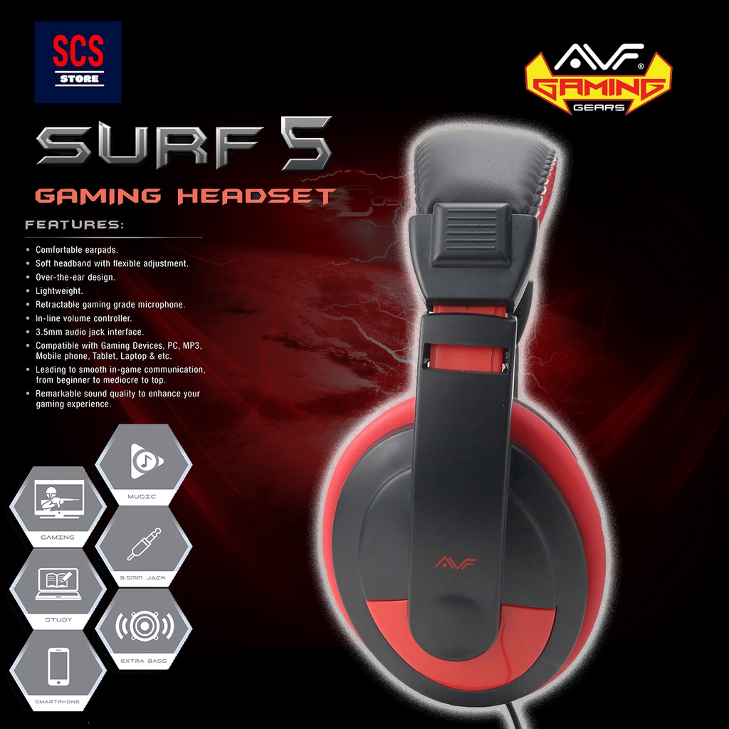 AVF GAMING GEARS SURF 5 Gaming Headset