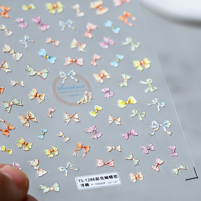 Ferritin new process thin transparent nail sticker back glue | Shopee ...