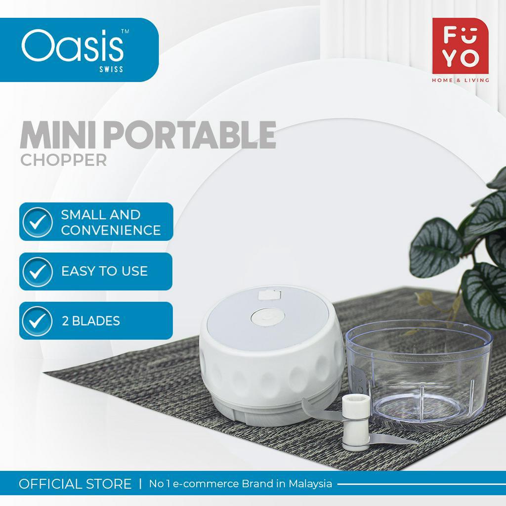 Fuyo Mini Portable Chopper Garlic Chopper Portable Electric Food
