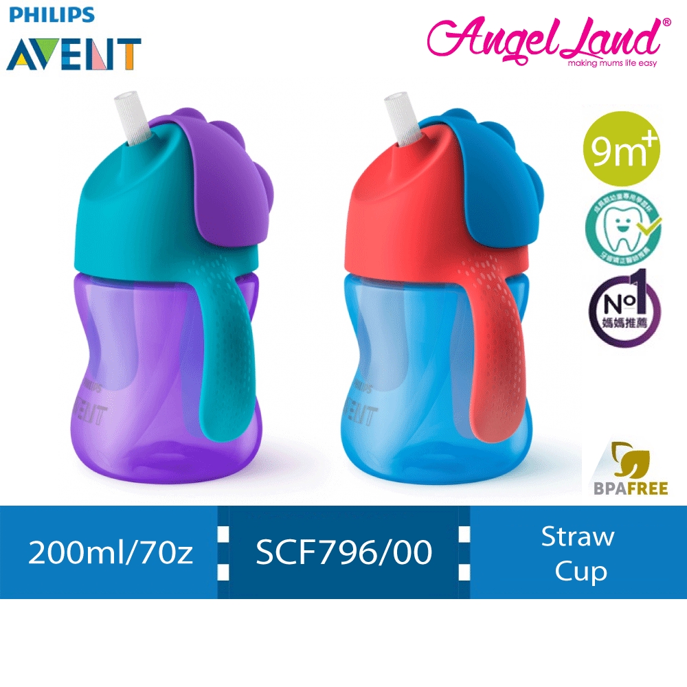 [Genuine] Philips Avent Straw Cup Dinosaur 7OZ SCF796/00 Shopee Malaysia