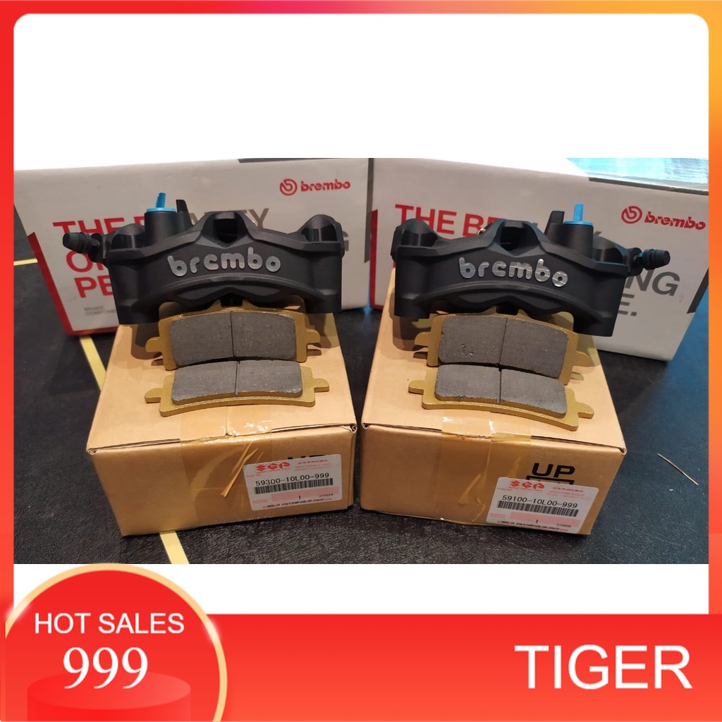 Original Brembo Stylema 108mm 4Pot Left Right Set PNP MT09 CBR1000