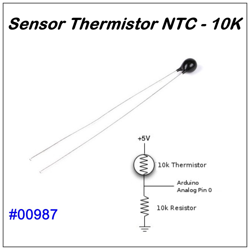 Ntc Thermistor Sensor 10k - 5% MF25AT Thermal Resistor Temperature ...