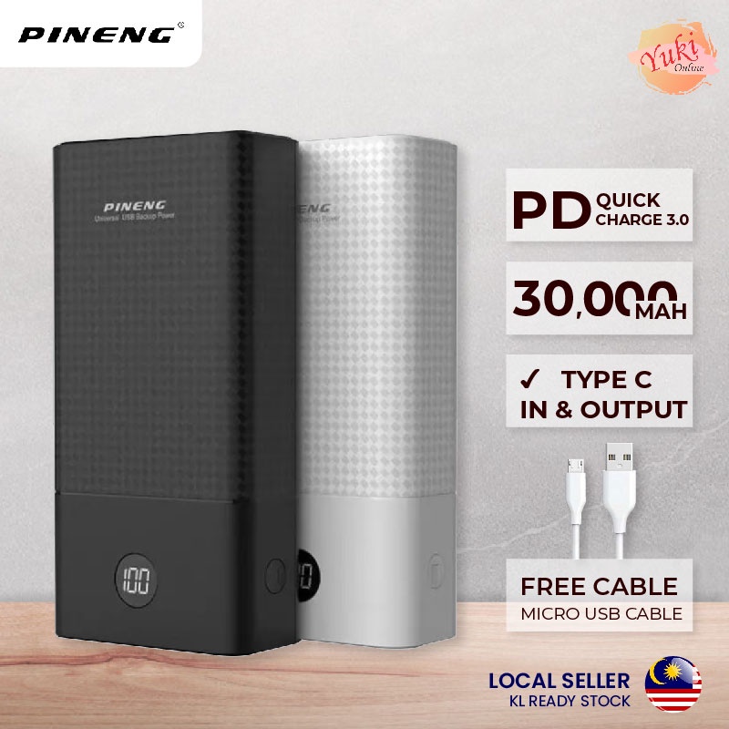 100% Original Pineng PN-899PD 30000Mah Quick Charge 3.0 Powerbank ...