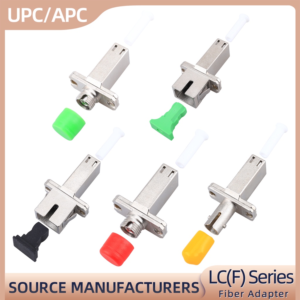 FTTH FC/LC/SC/ST Adapter Female to Female Single Mode Connector UPC/APC ...