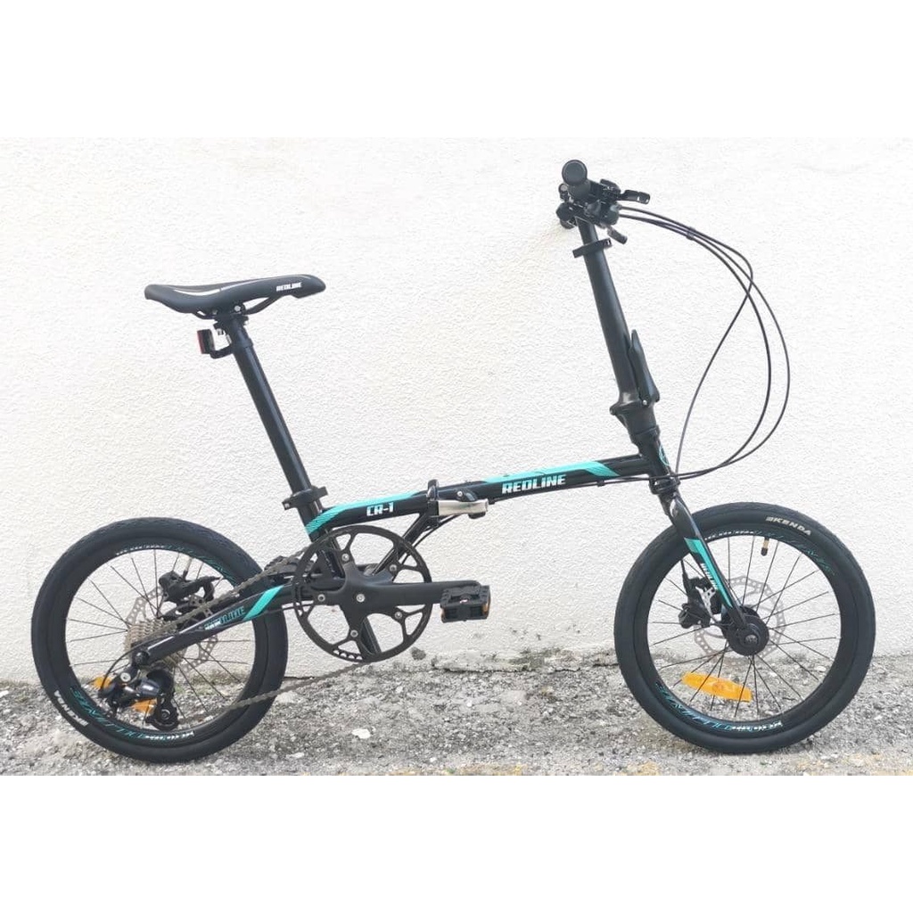 16 349 REDLINE CR 1 Cromoly Folding Bike Bicycle Basikal Lipat 16 Inch 16 Shopee Malaysia