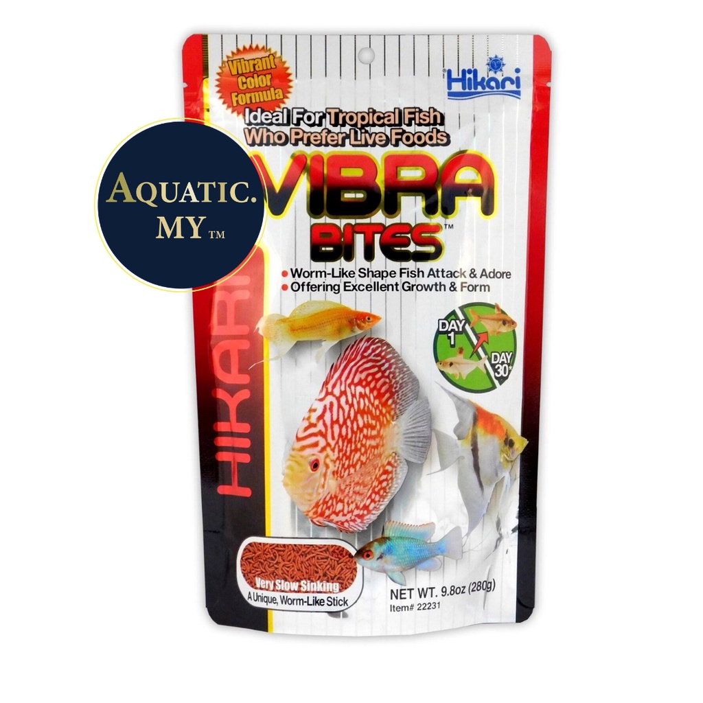 Hikari Vibra Bites Vibra Bites Baby Vibra Bites XL 35g 37g 73g 125g