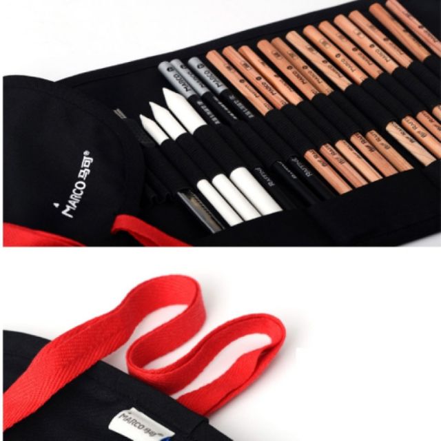 Set of 20 Marco sketch and divine drawing tools Piece | Shopee Malaysia