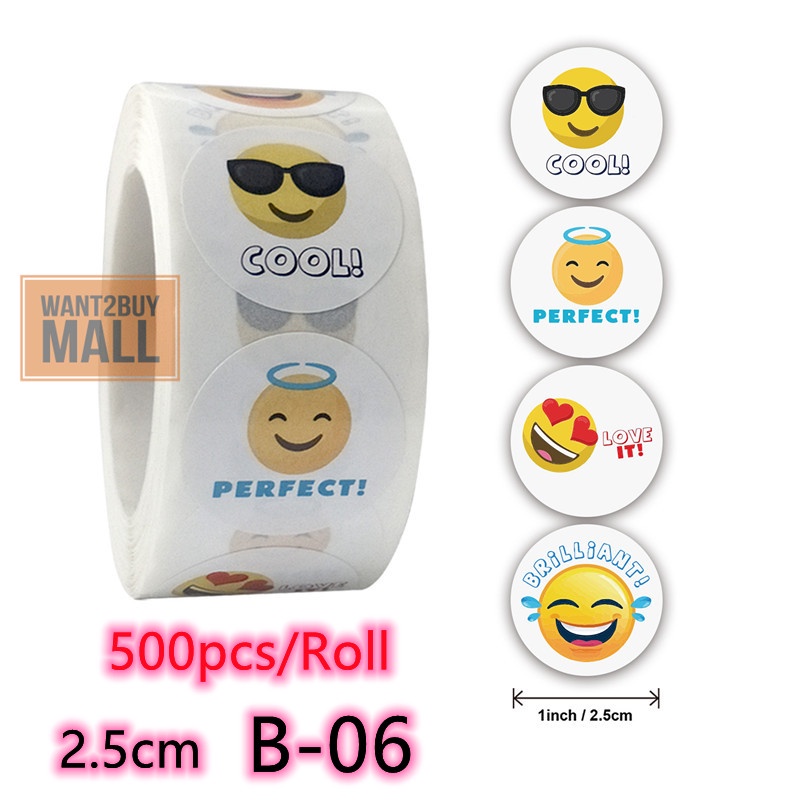 🇲🇾 🔥 500pcs/roll Children Kids Student Work Great Rewards Gift Bag ...