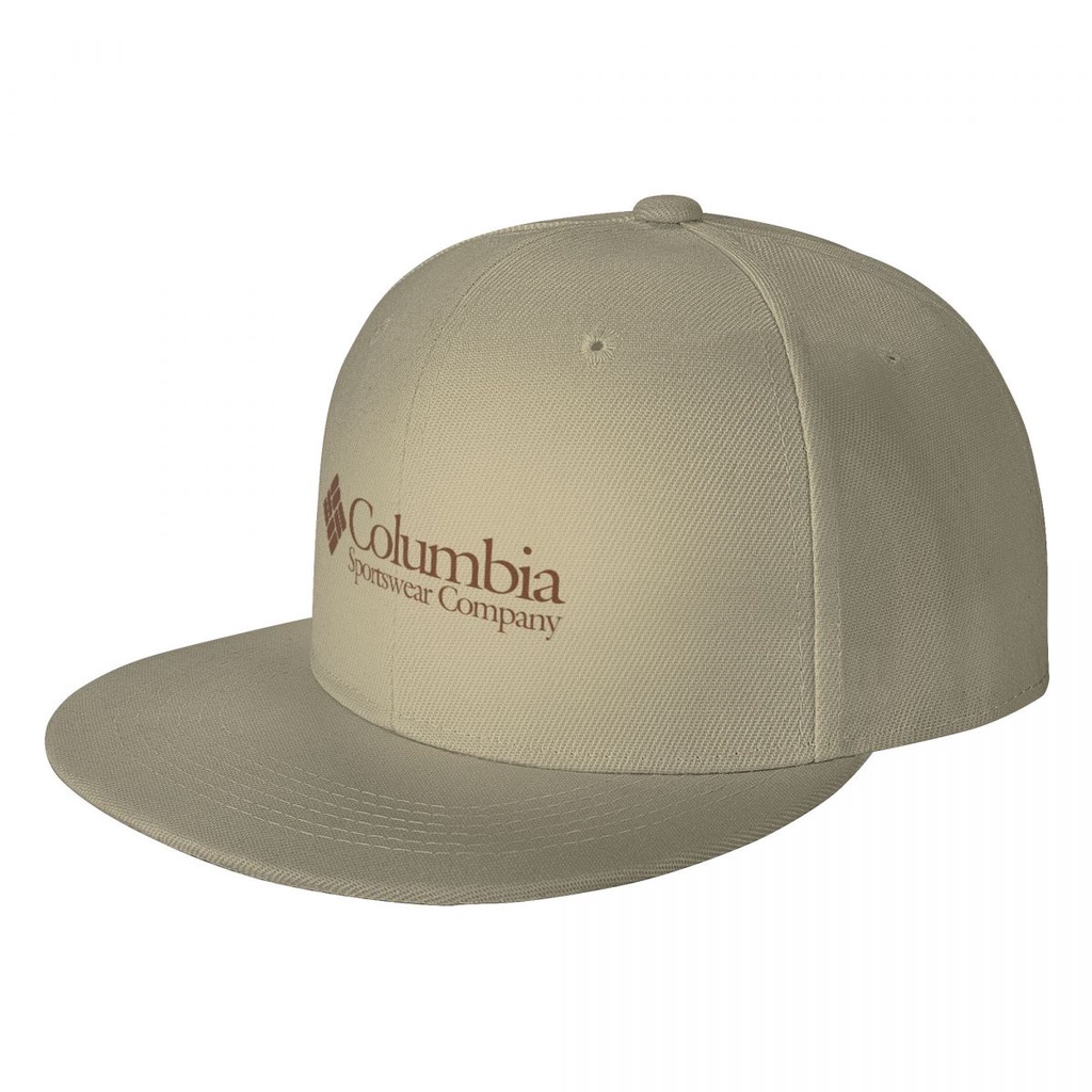 Columbia Sportswear (3) Flat Hat Sun Printed Peaked Cap Board Hip-Hop  Brimmed Trendy Brim Contrast Color Men Women Couple Baseball Ready Stock