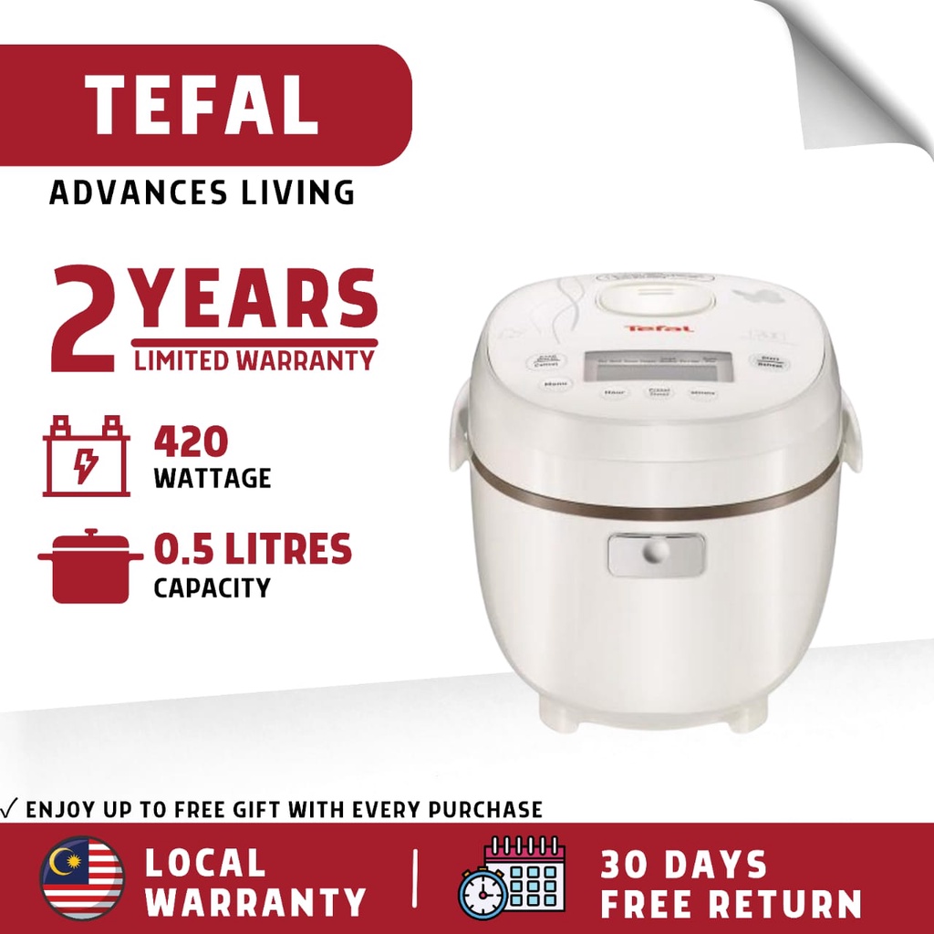 Tefal Mini Fuzzy Logic Rice Cooker 0.5L (RK5001) Shopee Malaysia