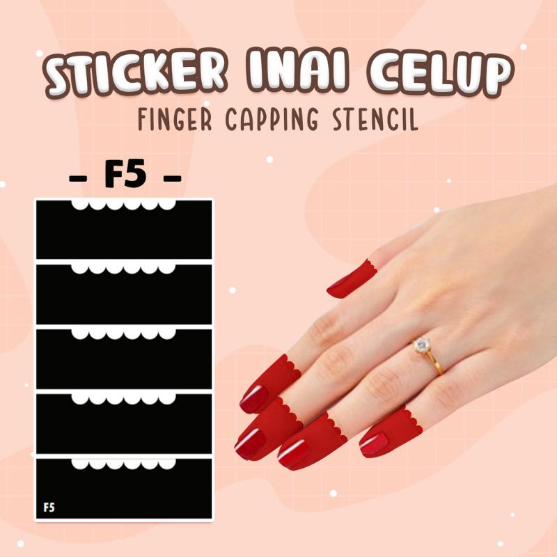 Sticker Inai Celup Sticker Jari Sticker Murah Shopee Malaysia