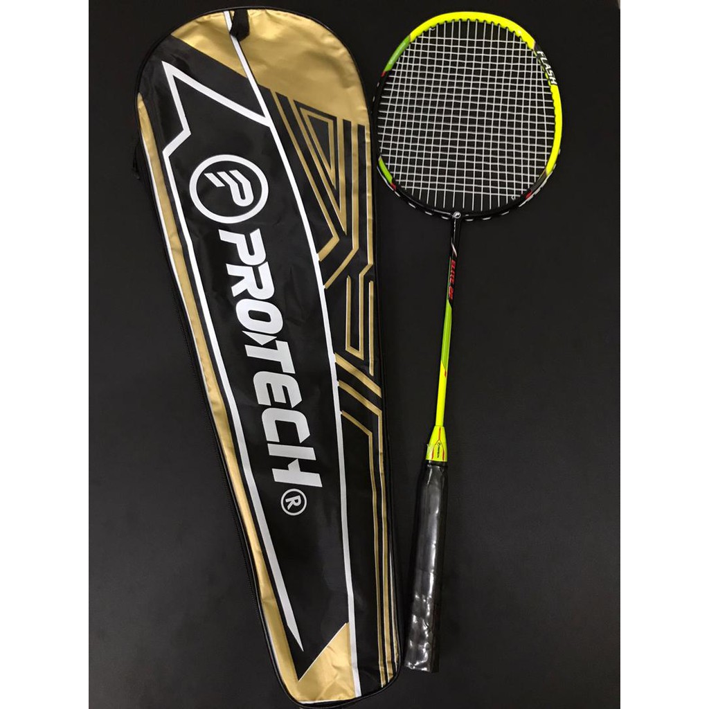 Protech Elite 11 / Elite 22 Badminton Rackets Beginner FOC Single Zip ...