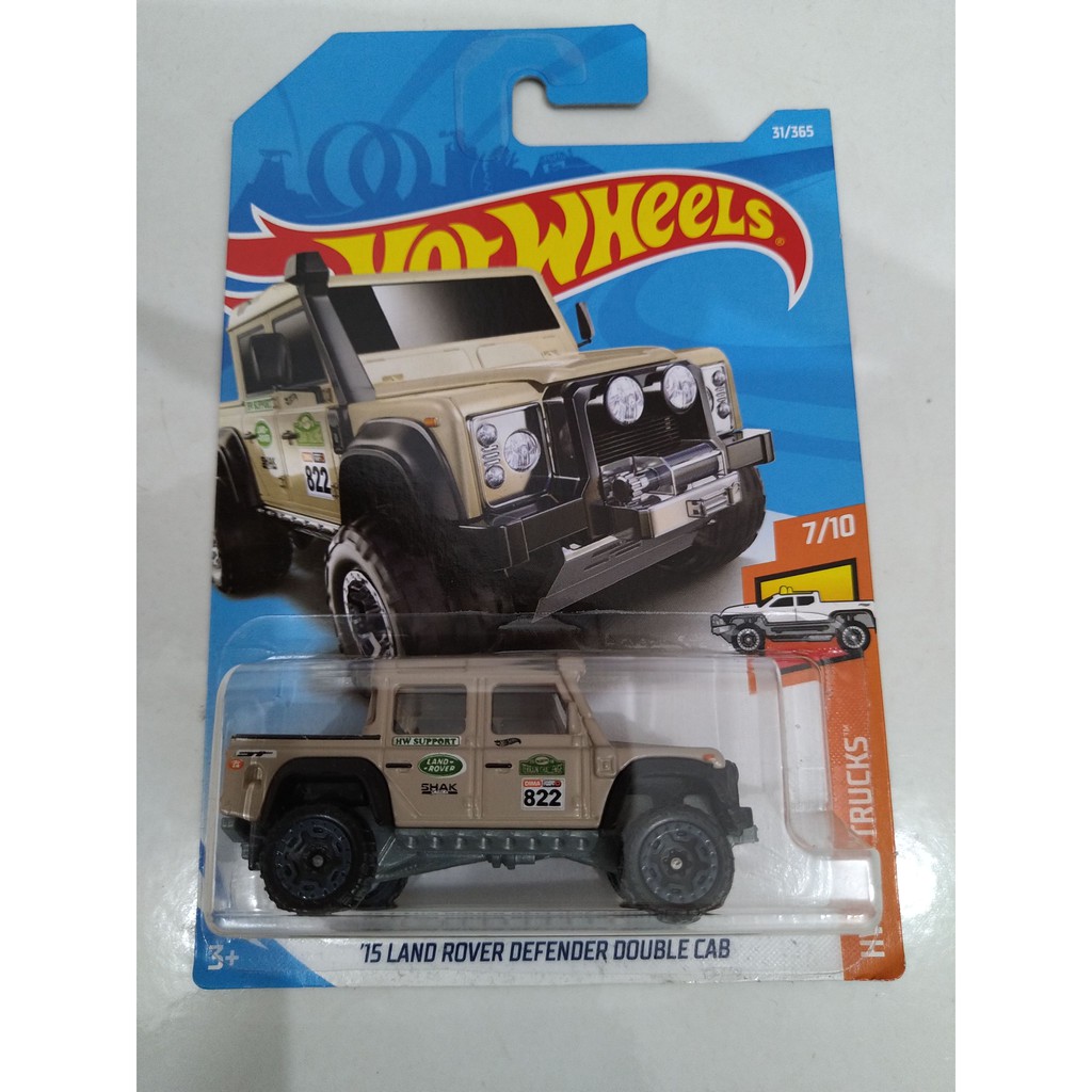 New Hot Wheels 15 Land Rover Defender Double Cab | Shopee Malaysia