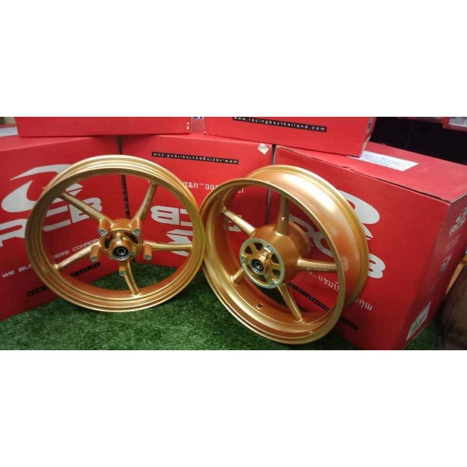 RCB Sport Rim Yamaha R25 V1 V2 Gold Black 100% Original Racing Boy Rims ...