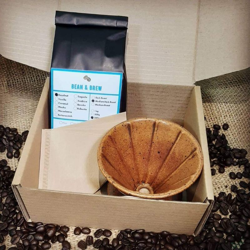 Bean & Brew Coffee Dripper Gift Set (Color Brown) Shopee Malaysia