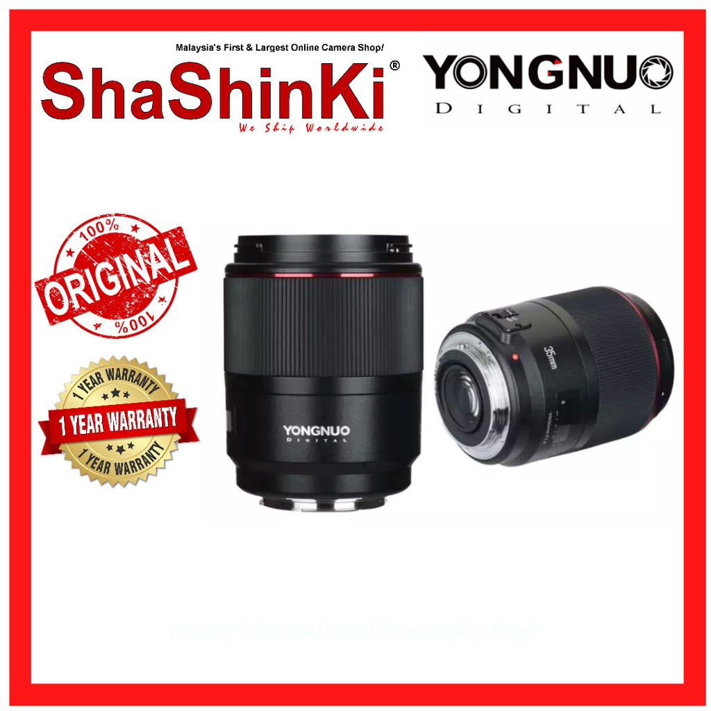 Yongnuo 35mm f1 online 4