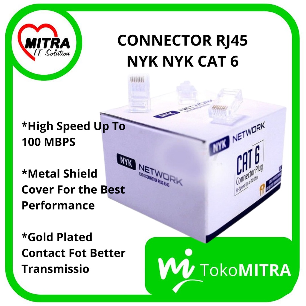Nyk CAT6 RJ45 CONNECTOR) | Shopee Malaysia