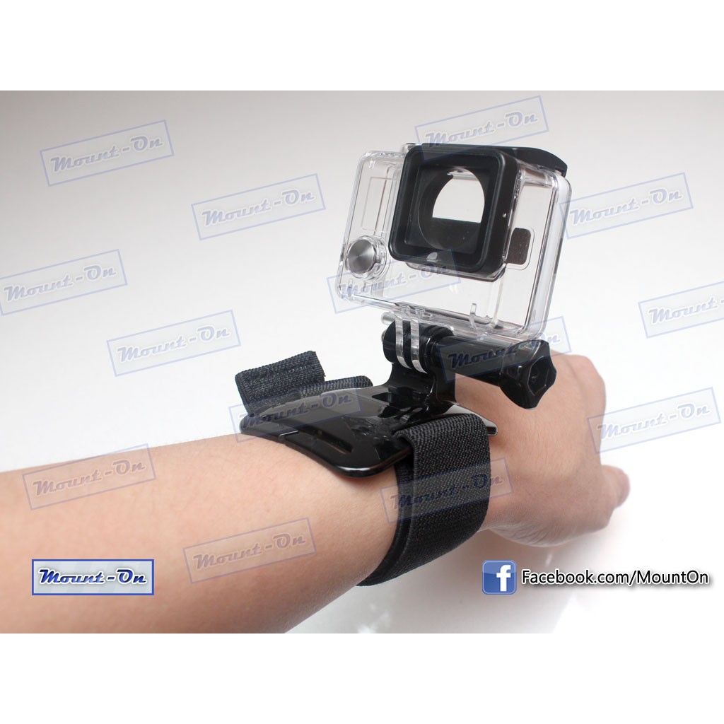 Velcro Wrist Strap Mount for GoPro Hero 3 / 3+ / 4 , SJ4000 Shopee