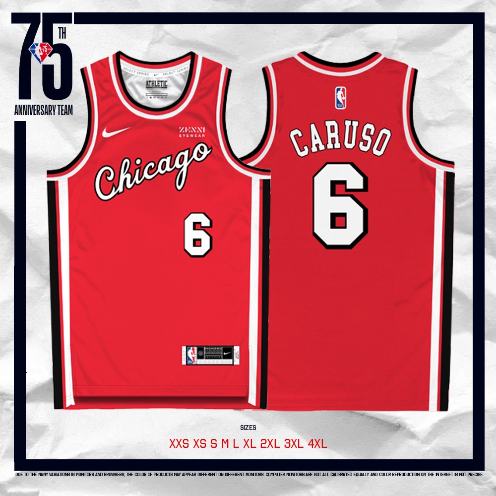 75th Edition Alex Caruso Basketball Jersey 2022 Full Sublimation