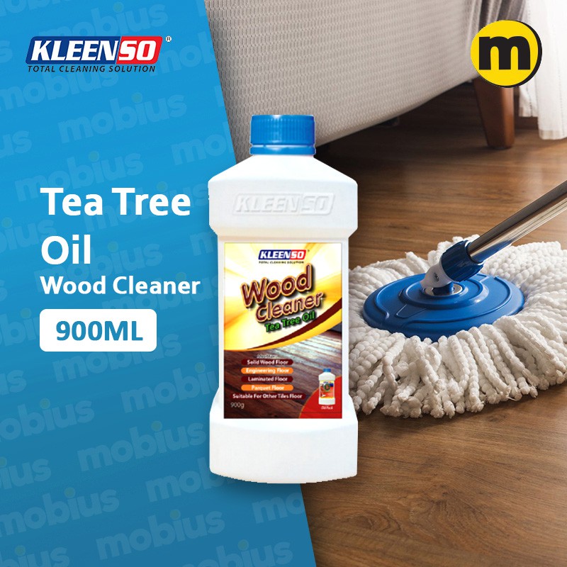 KLEENSO 9 in 1 Wood Floor Cleaner Tea Tree Oil 900ML anti bacterial ...