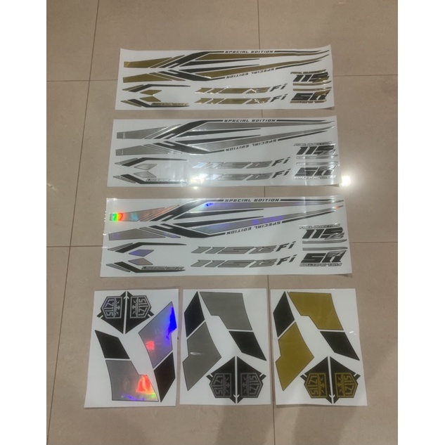 yamaha LAGENDA SRL 115 ZR SRL115FI CHROME BODY STICKER decal strip ...