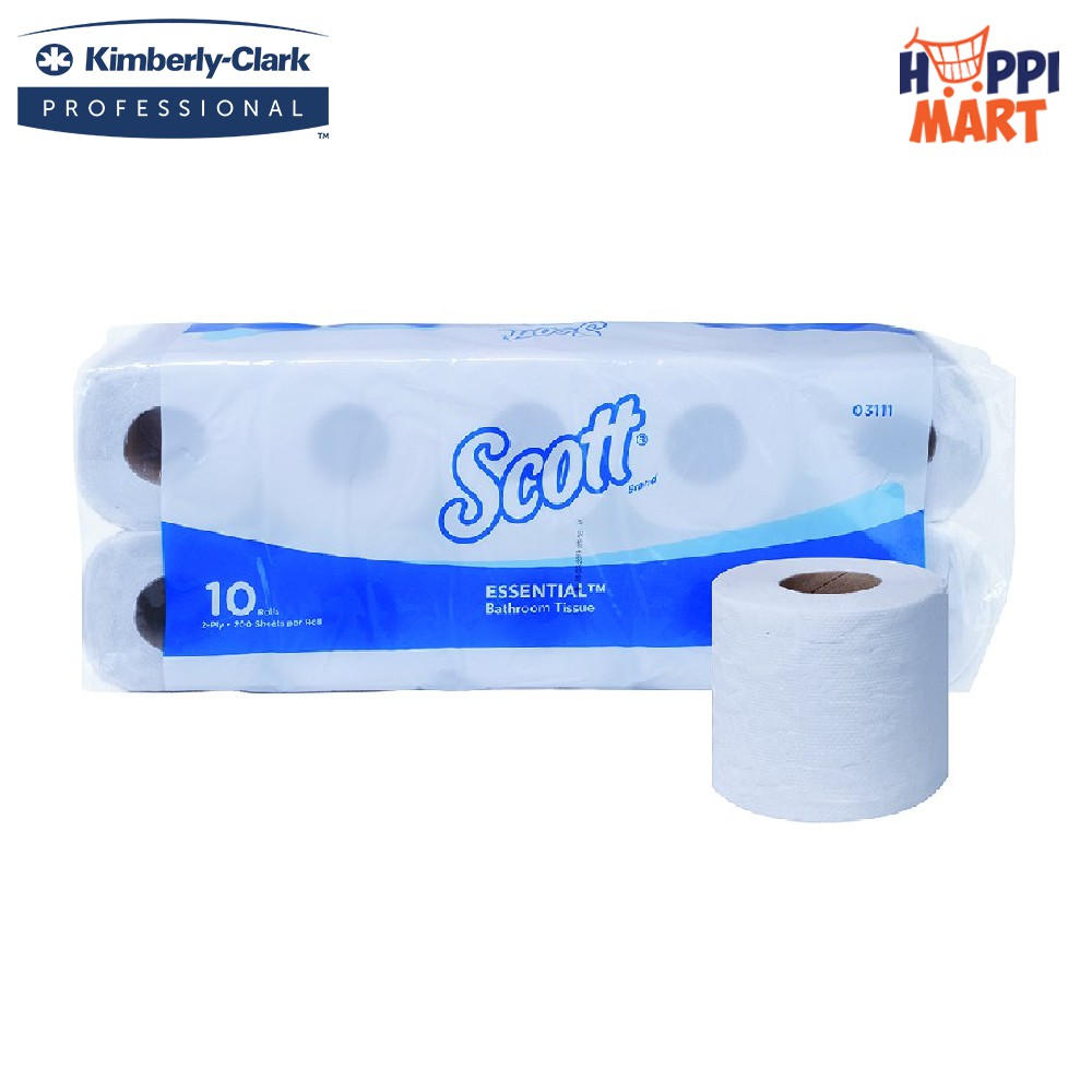 Scott 2-Ply Standard Roll Bathroom Tissue