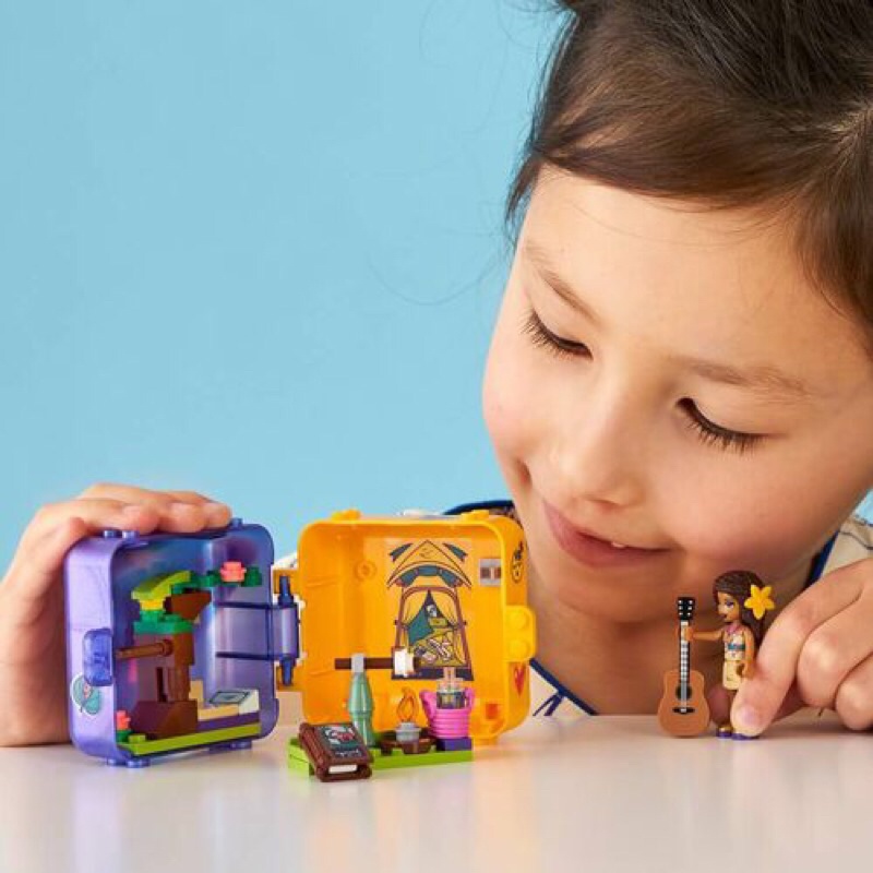 LEGO Friends Play Cube Jungle series 41434 41436 41437 41438 Andrea Stephanie Olivia Mia Emma pocket sloth panda monkey