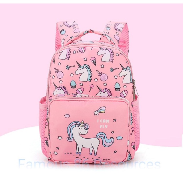 READY STOCK BEG SEKOLAH PINK UNICORN Shopee Malaysia