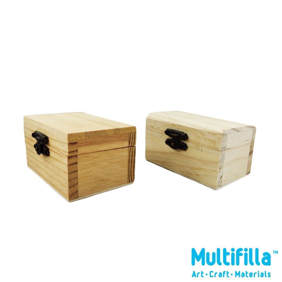 MF 109 - Small Chest Box /Wooden Mini Chest Box - Each (Random Design ...
