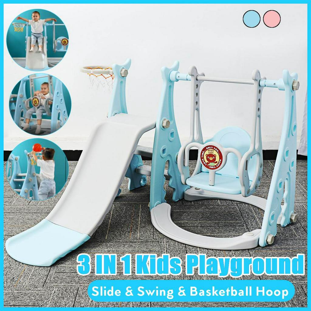 Children Slide and Swing Combination kids Indoor Playground ...