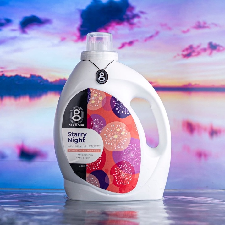 Glamour Perfume Laundry Detergent &amp; Softener 3kg (Starry Night, White Secret) 香水洗衣液