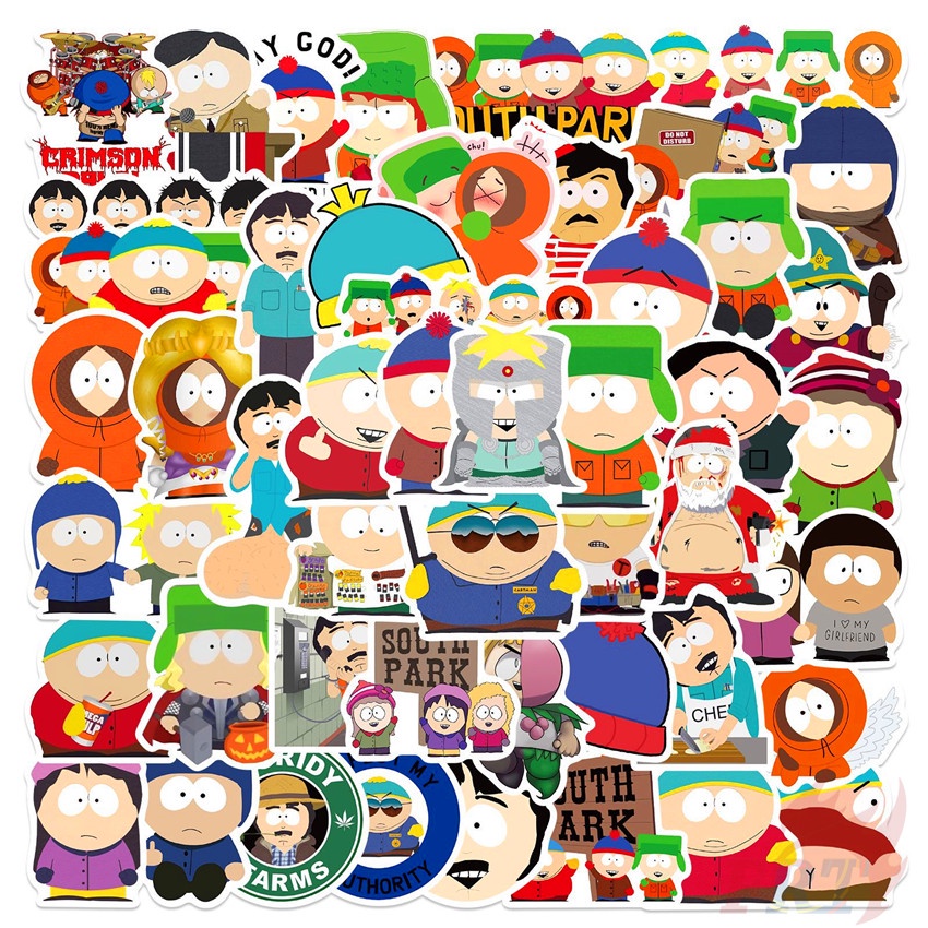 10/50Pcs Anime Cute South Park Stickers South Park graffiti