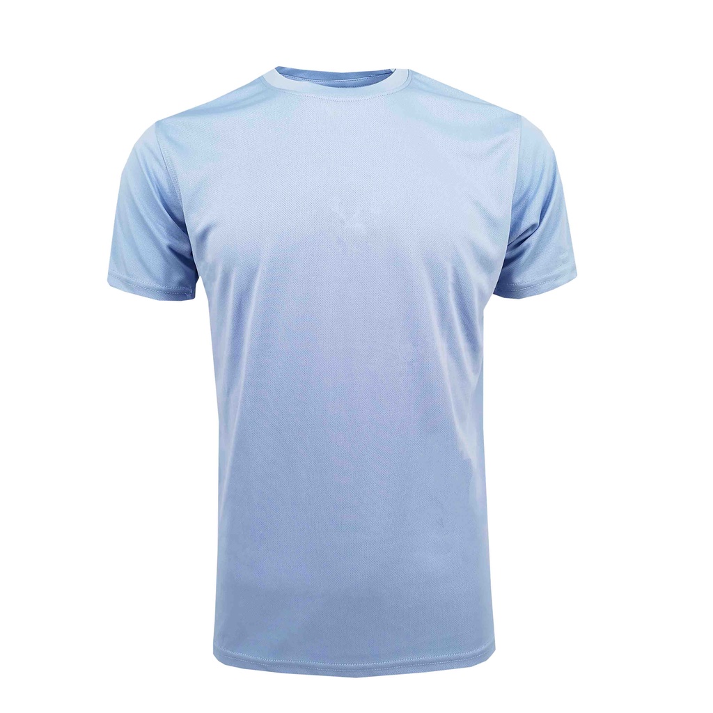 RIGHTWAY Quick Dry Round Neck T-Shirt Unisex Microfiber Plain Jersey ...